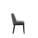 Picture of Leather Dining Chair in Cream, Light Grey, Pewter, Stone Grey and Graphite