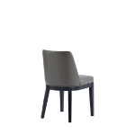 Picture of Leather Dining Chair in Cream, Light Grey, Pewter, Stone Grey and Graphite