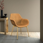 Picture of Dining Chair With Gold Legs