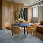 Picture of Dining Chair With Gold Legs