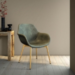 Picture of Dining Chair With Gold Legs