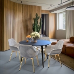 Picture of Dining Chair With Gold Legs