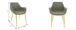 Picture of Dining Chair With Gold Legs