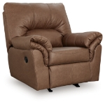 Picture of Caramel Faux leather Sofa, Loveseat and Recliner