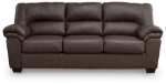 Picture of Brown Faux leather Sofa
