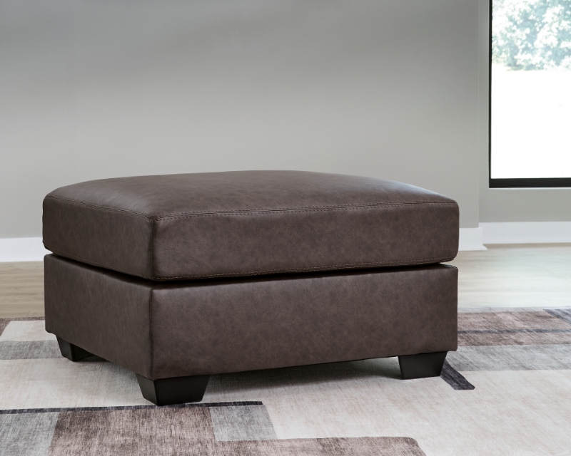Picture of Umber Faux leather Ottoman