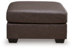 Picture of Brown Faux leather Ottoman
