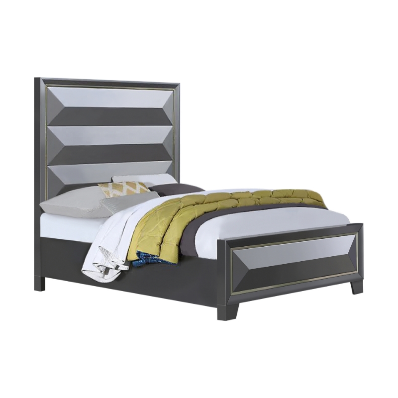Picture of 44" or 54" Medium or dark grey with gold accent Bed