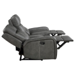 Picture of Leather Reclining Sofa in Grey