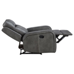 Picture of Reclining Sofa, Loveseat and Power Recliner Chair in Grey
