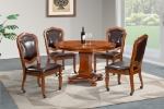 Picture of Brown Cherry Wood Dining Chair