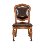 Picture of Brown Cherry Wood Dining Chair