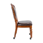 Picture of Brown Cherry Wood Dining Chair