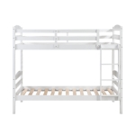 Picture of White Or Black Twin Over Twin Bunk Bed