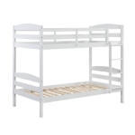 Picture of White Or Black Twin Over Twin Bunk Bed