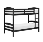 Picture of White Or Black Twin Over Twin Bunk Bed