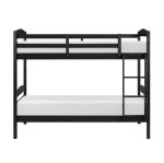 Picture of White Or Black Twin Over Twin Bunk Bed