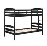 Picture of White Or Black Twin Over Twin Bunk Bed