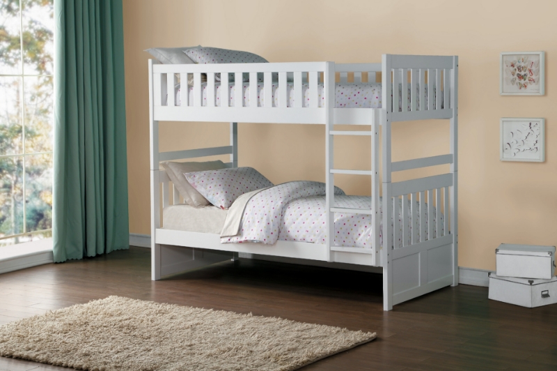 Picture of Twin/Twin Bunk Bed W/ Or W/o Trundle & storage