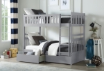 Picture of Twin/Twin Bunk Bed W/ Or W/o Trundle & storage