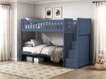 Picture of Twin Step Bunk Bed W/ Or W/o Trundle & storage