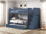 Picture of Twin Step Bunk Bed W/ Or W/o Trundle & storage