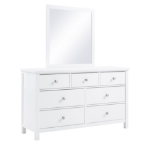 Picture of 6 Or 7 Drawers Dresser and Mirror