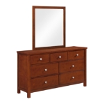 Picture of 6 Or 7 Drawers Dresser and Mirror
