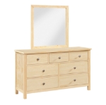 Picture of 6 Or 7 Drawers Dresser and Mirror