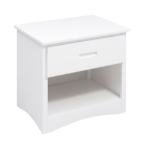 Picture of Nightstand in Natural pine, White, Dark cherry, Gray and Blue Finish