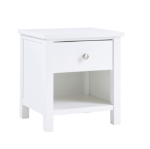 Picture of Nightstand in Natural pine, White, Dark cherry, Gray and Blue Finish