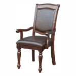 Picture of Dark brown leather Arm Chair