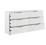 Picture of Pearl white finish Dresser and Mirror