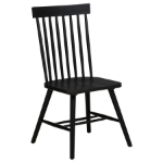 Picture of Back Dining Side Chair White, Light Ash and Black Finish