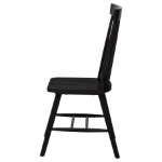 Picture of Back Dining Side Chair White, Light Ash and Black Finish