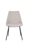 Picture of Faux Leather Side Chair in Taupe