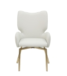 Picture of Faux Leather Beige Arm Chair