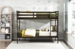 Picture of Twin/Twin Or Twin/Full Bunk Bed in White or Dark Brown Finish