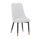 Picture of Dining Chairs Fabric/Leather Seat and Back in Oak Wood