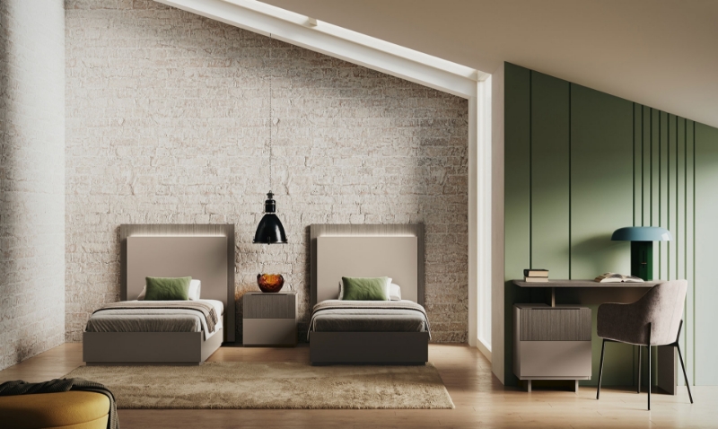 Picture of 48" Bedroom Set in Camel