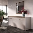 Picture of 76.38"W x 20"D x 31.1"H 3 Door Buffet