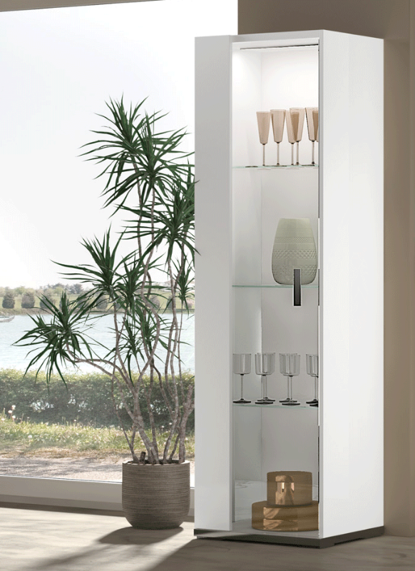 Picture of 22"W x 18"D x 74"H 1 Door China Left and Right