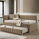 Picture of Velvet Twin Daybed w/ Trundle