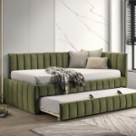 Picture of Velvet Twin Daybed w/ Trundle