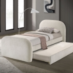 Picture of Ivory Twin Fabric Daybed w/ Trundle