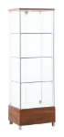 Picture of White Glass Curio - L 23.62 X W 17.72 X H 73.23
