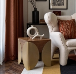 Picture of 20" Oak Wood Side Table