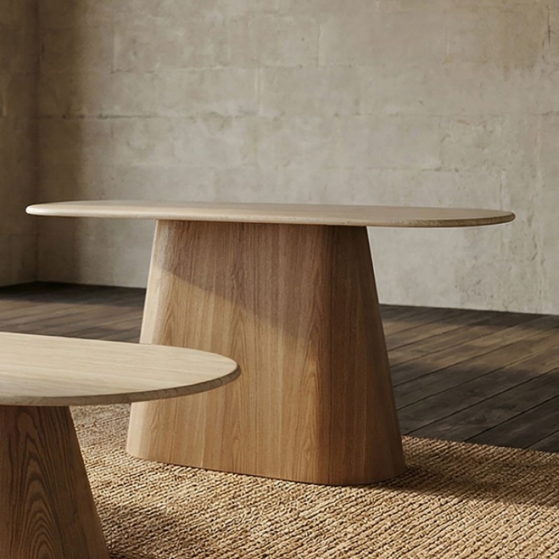 Picture of 59" Natural Wood Sofa Table