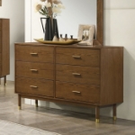 Picture of Walnut Dresser and Mirror