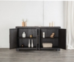 Picture of 66"W x 36"H Sideboard Natural/Black Oak